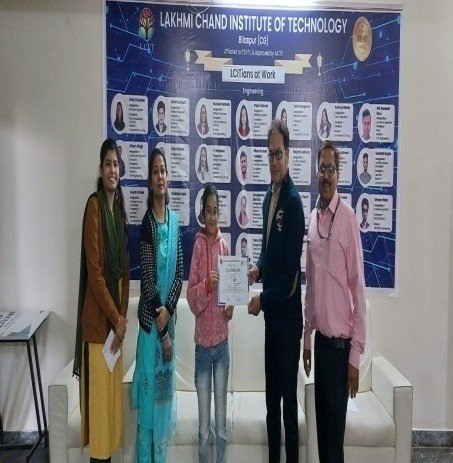 On the Occasion of “National Pollution control day” drawing and poster making competition was organized by Electronics & Telecommunication Department 